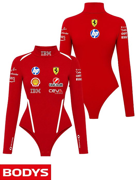 Body Feminino - Ferrari 2026 - Team