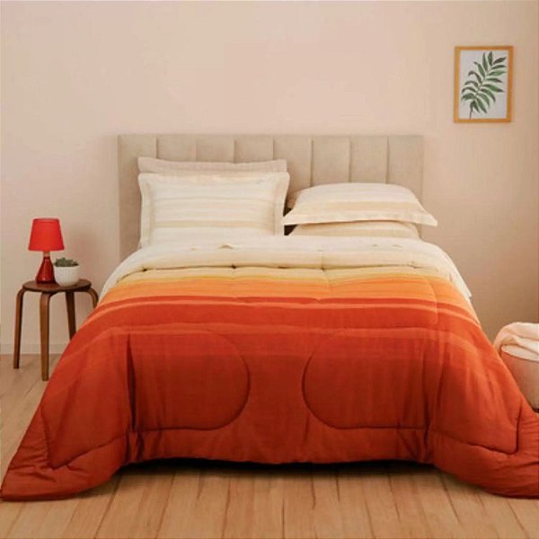 Jogo de Cama Casal Puro Algodão 4 Peças Percal 200 Fios Lepper