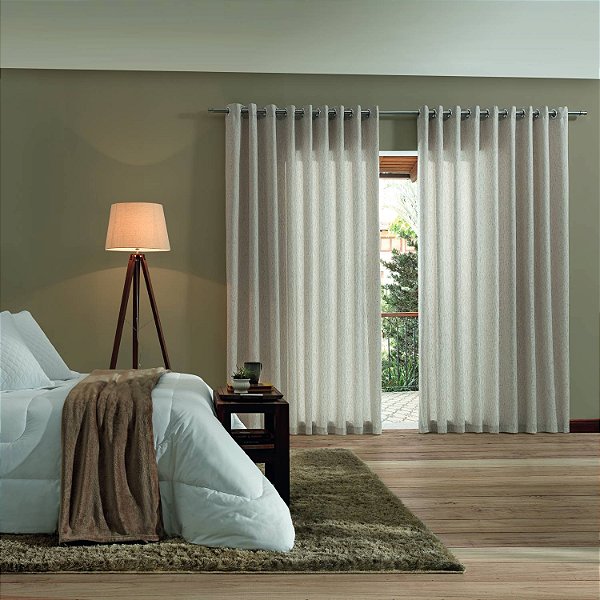 Cortina Rustica Tunis Bella Janela 4,20mx2,50m Blocks