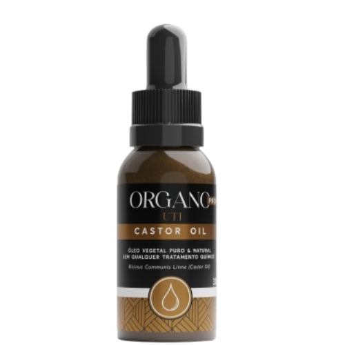 Óleo Vegetal Castor Oil 30ml 100% Puro E Natural Organo Pro