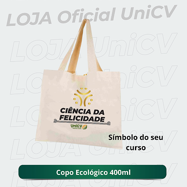 Ecobag em Algodão Cru 40x40 - c/zíper