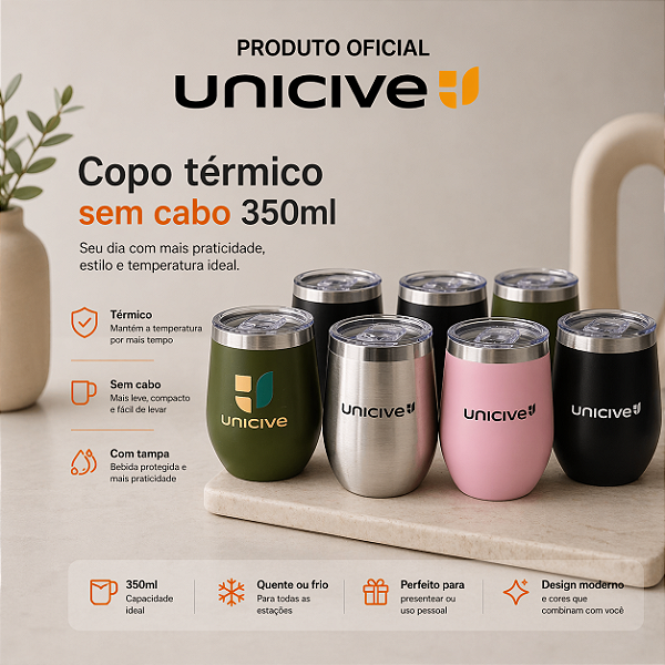 Copo Térmico 350ml