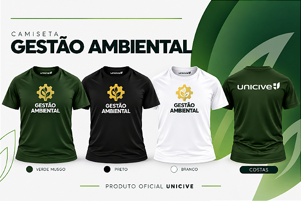 Camiseta Gestão Ambiental