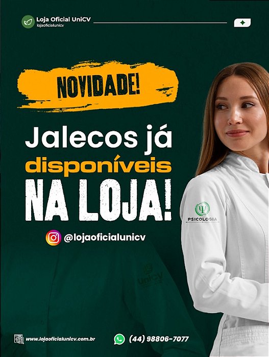 Jaleco Branco manga longa (feminino)