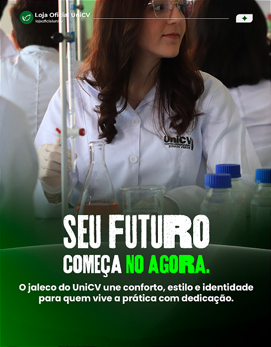 Jaleco Branco manga longa (feminino)