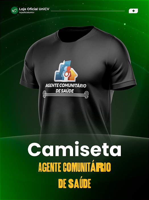 Camiseta Agente Comunitário de Saúde