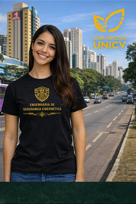 Camiseta Engenharia de Segurança Cibernética