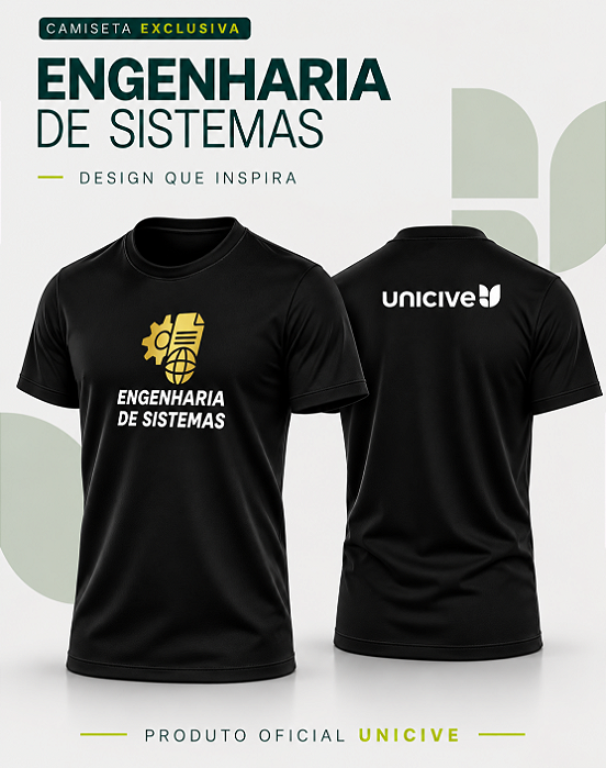 Camiseta Engenharia de Sistemas