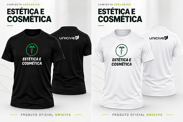 Camiseta Estética e Cosmética