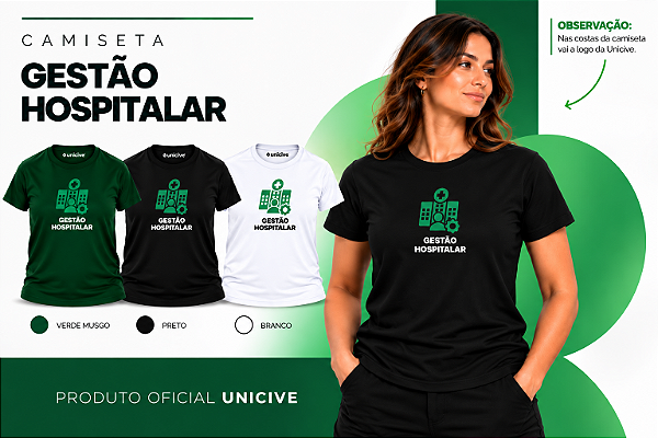 Camiseta Gestão Hospitalar