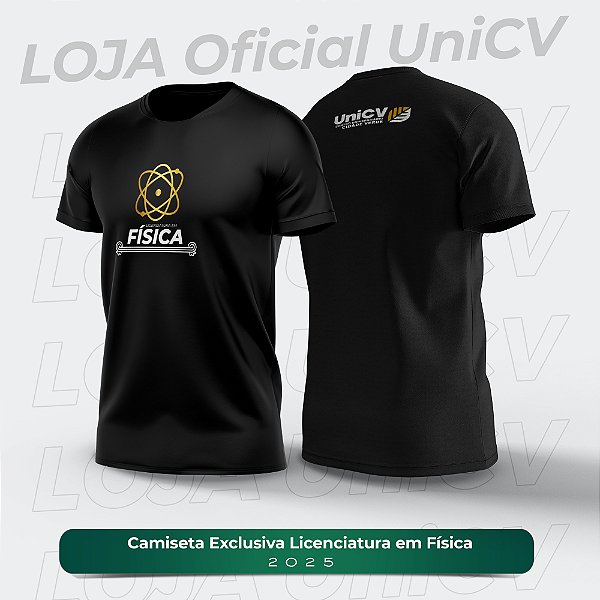 Camiseta Licenciatura em Física