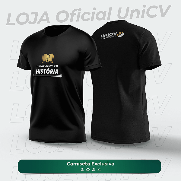 Camiseta Licenciatura em História