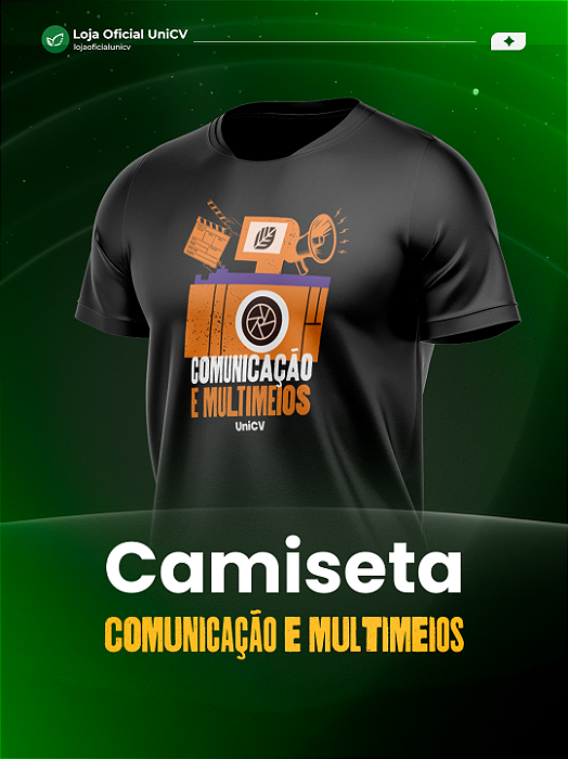 Camiseta Comunicação e Multimeios