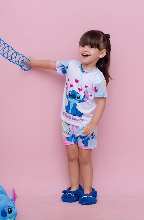 Pijama Stich Lover - Curto