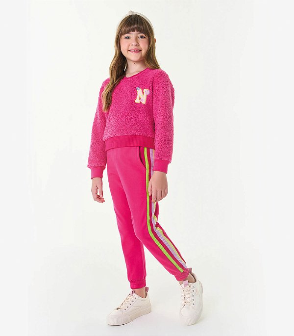Conjunto Moletom Rosa