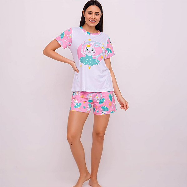 Pijama Suede Coelhinho Adulto