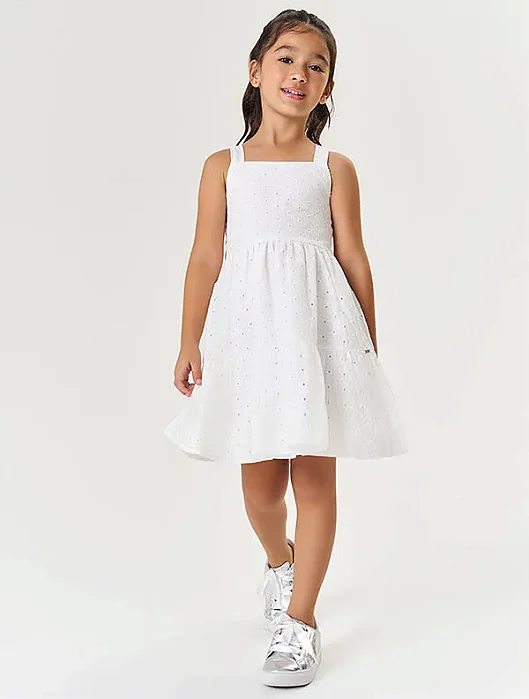 Vestido Laise Floral off White
