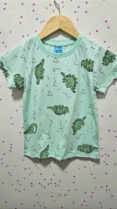 Camiseta Dinossauro Verde