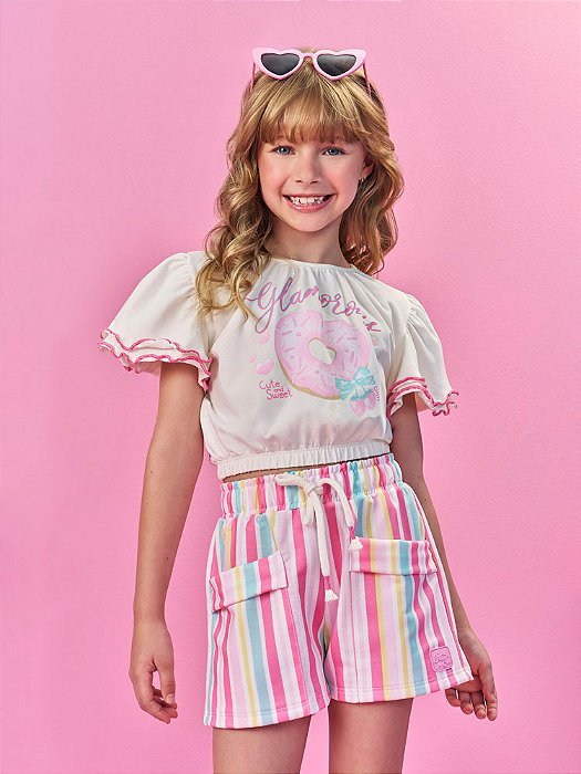 Conjunto  Donut + Listras Cand