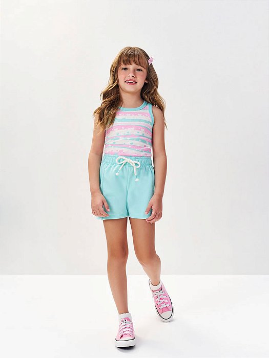 Conjunto Candy Cool – Regata + Short Azul