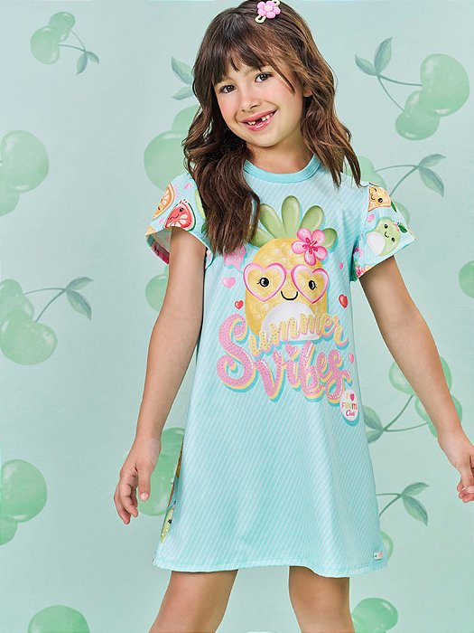 Vestido Summer Vibes – Estampado Frutinhas