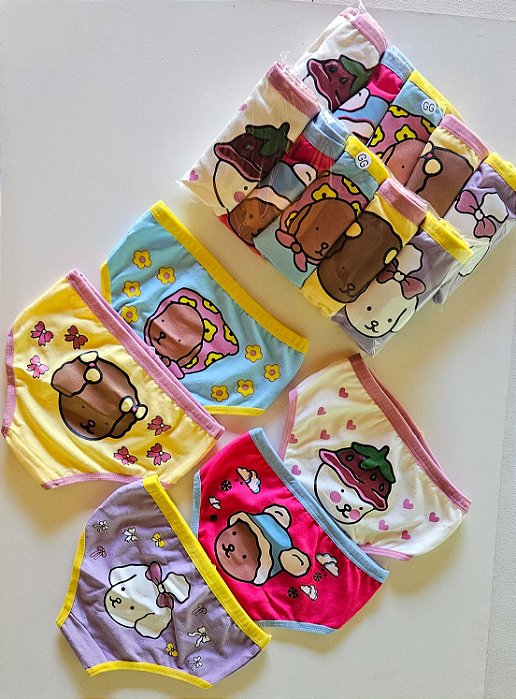 Kit com 5 calcinhas Bobbie Goods