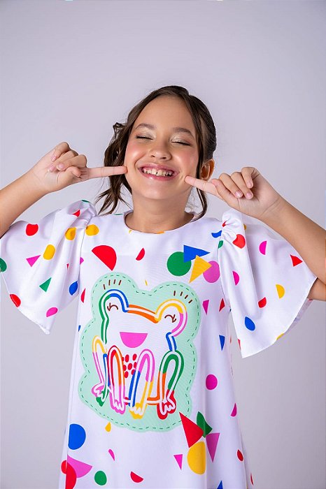 Vestido Ceci Sapo Colorê