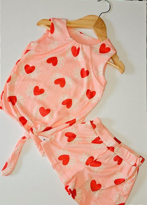 Conjunto Coraçãozinho 🌸