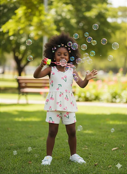 🍒 Conjunto Cherry Sweet – Caneladinho Suede