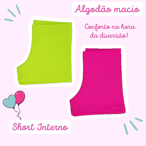 Shorts proteção GG