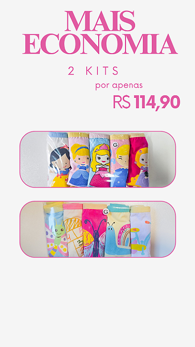 COMBO 2 KITS CALCINHAS