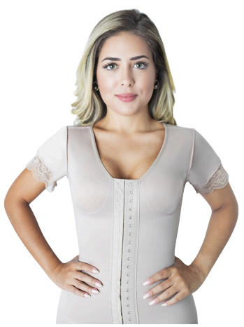 Camiseta 1/2 Perna - Manga Curta Bege