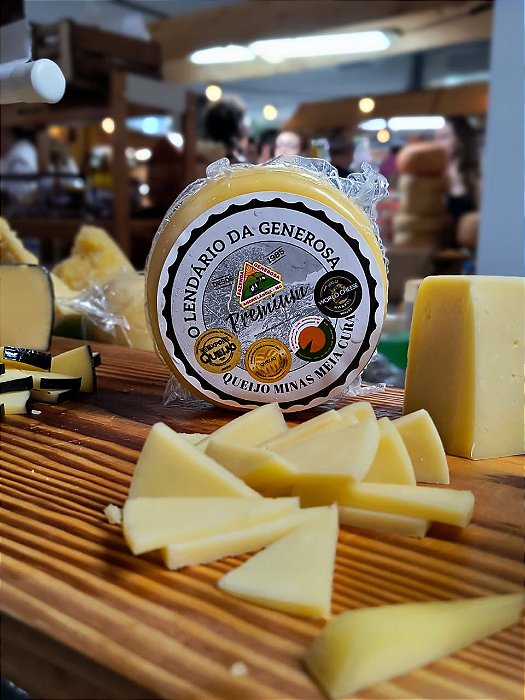 Queijo Artesanal Meia Cura - Lendário da Generosa - 400g
