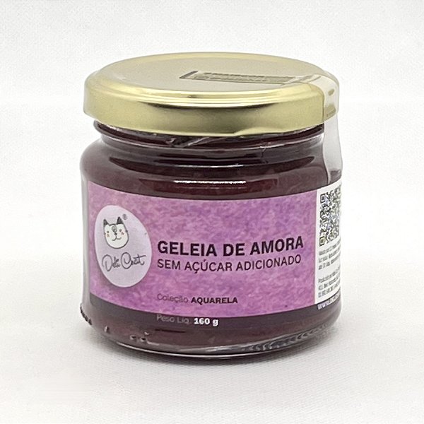 Geléia de Amora Sem Açúcar 160g - Deli Chat