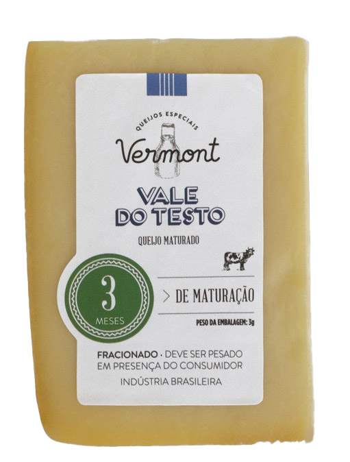 Queijo Vale do Testo 110g (3M maturação) - Vermont Queijos