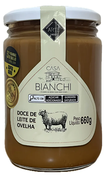 Doce de Leite 660g - Casa Bianchi