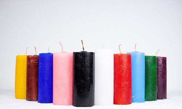 Vela 7 dias colorida - 300g