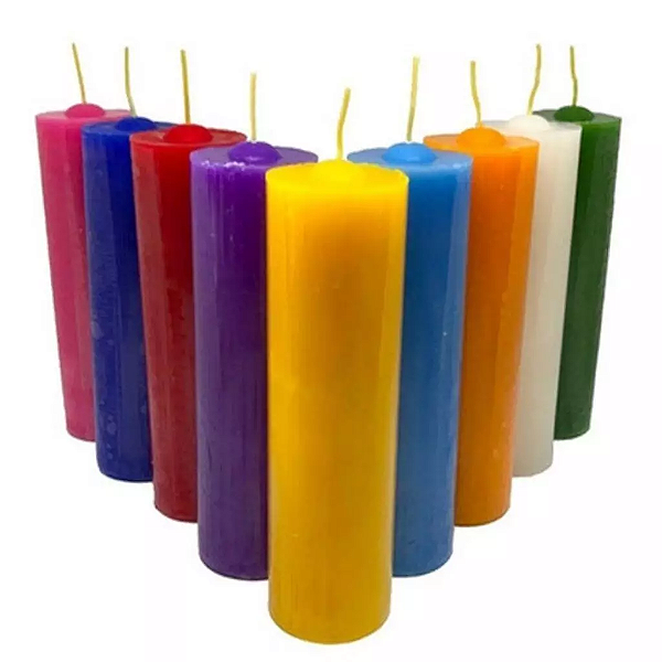 Vela 21 dias colorida - 1.800g