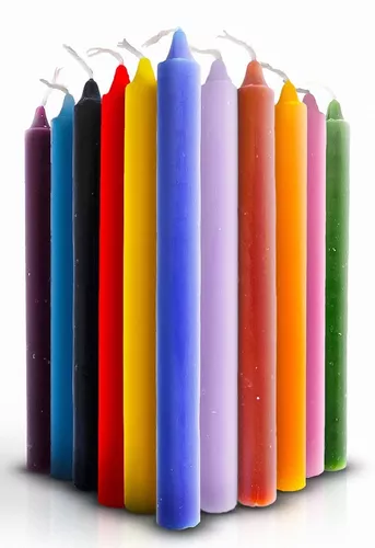 Vela N8 Extra pacote com 8 unidades várias cores - 240g