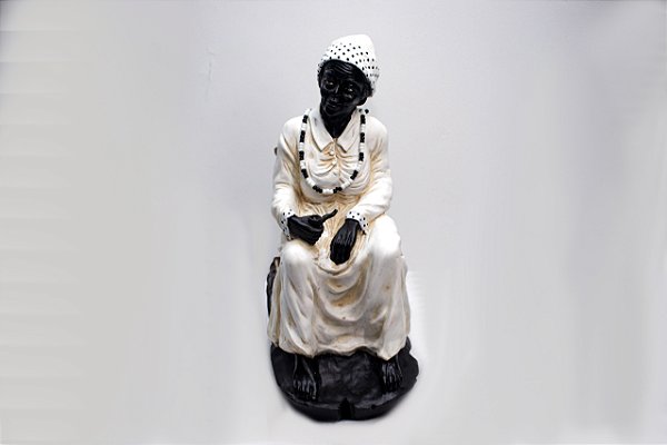 Imagem Preta Velha de resina