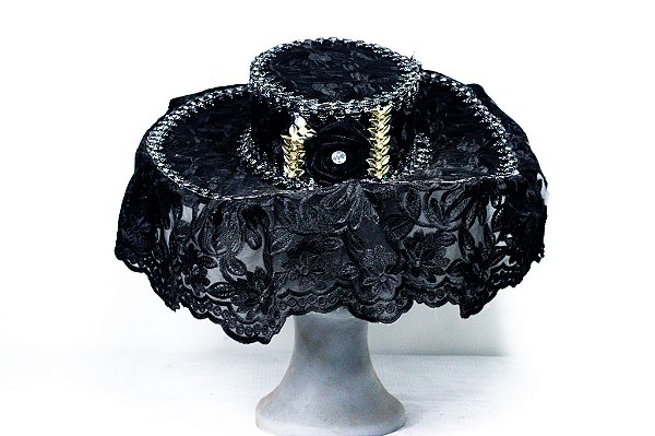 Chapéu malandra decorado