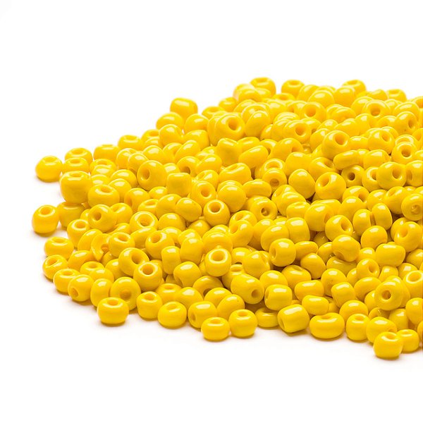 Missanga amarela (leitosa) - 100g