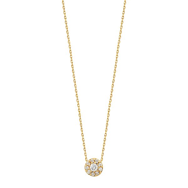 Colar Invisible Liv Ouro 18k Diamante