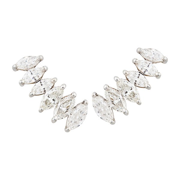 Brinco Ear Cuff Ouro 18k Lara com Diamante