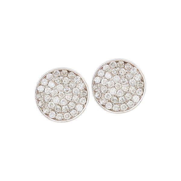 Brinco Pave Nadine Ouro 18k com Diamante
