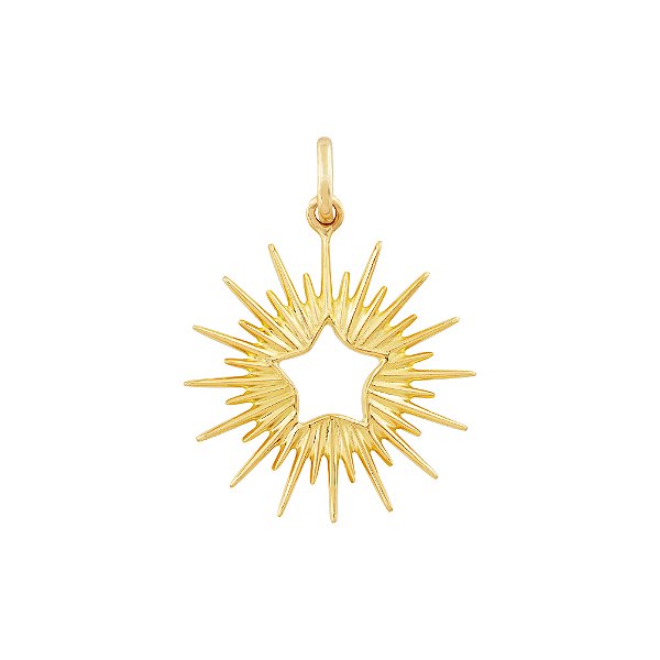 Pingente Estrela Ouro 18k