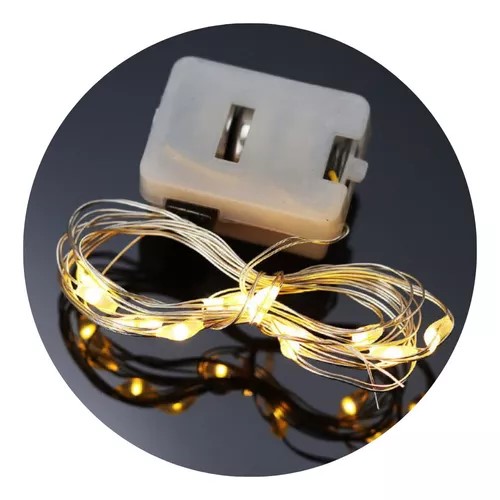 Led 2mt Bateria Amarelo ou Branco