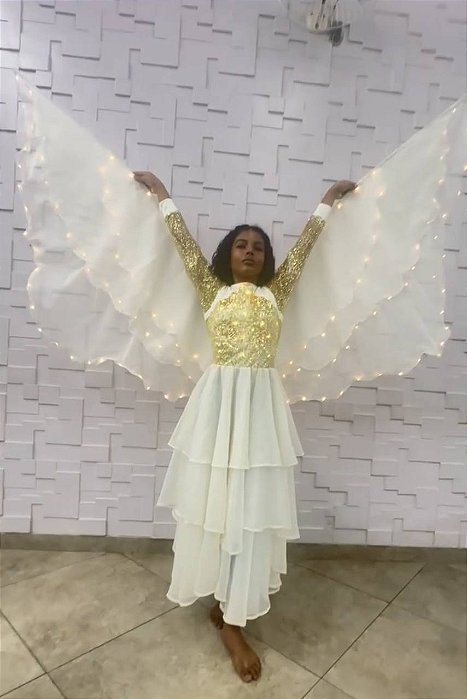 CONJUNTO RELUZ E AGUIA COR PEROLA E DOURADO