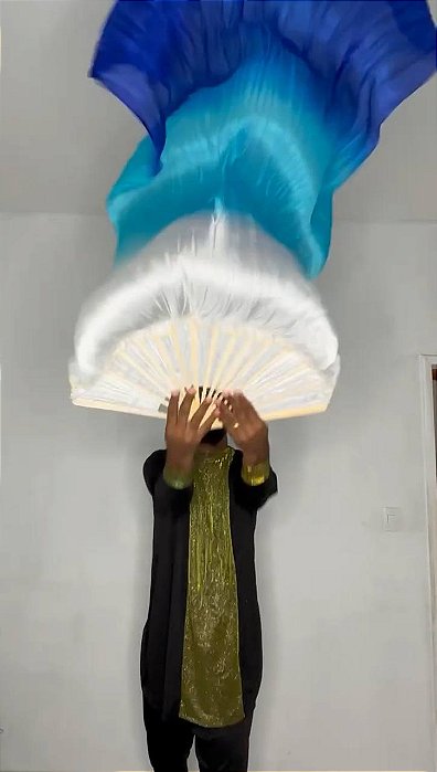 FAN VEU UNIDADE- LEQUE DE SEDA ORIGINAL SEM LED