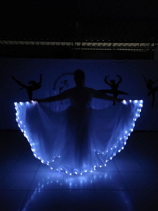 Saia asa com led